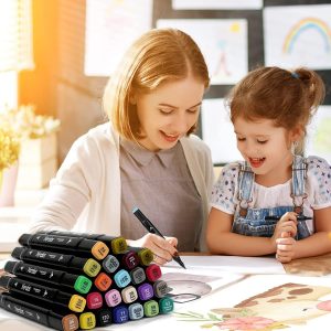 Colorful Art Markers Sketch Pens 24 Colors