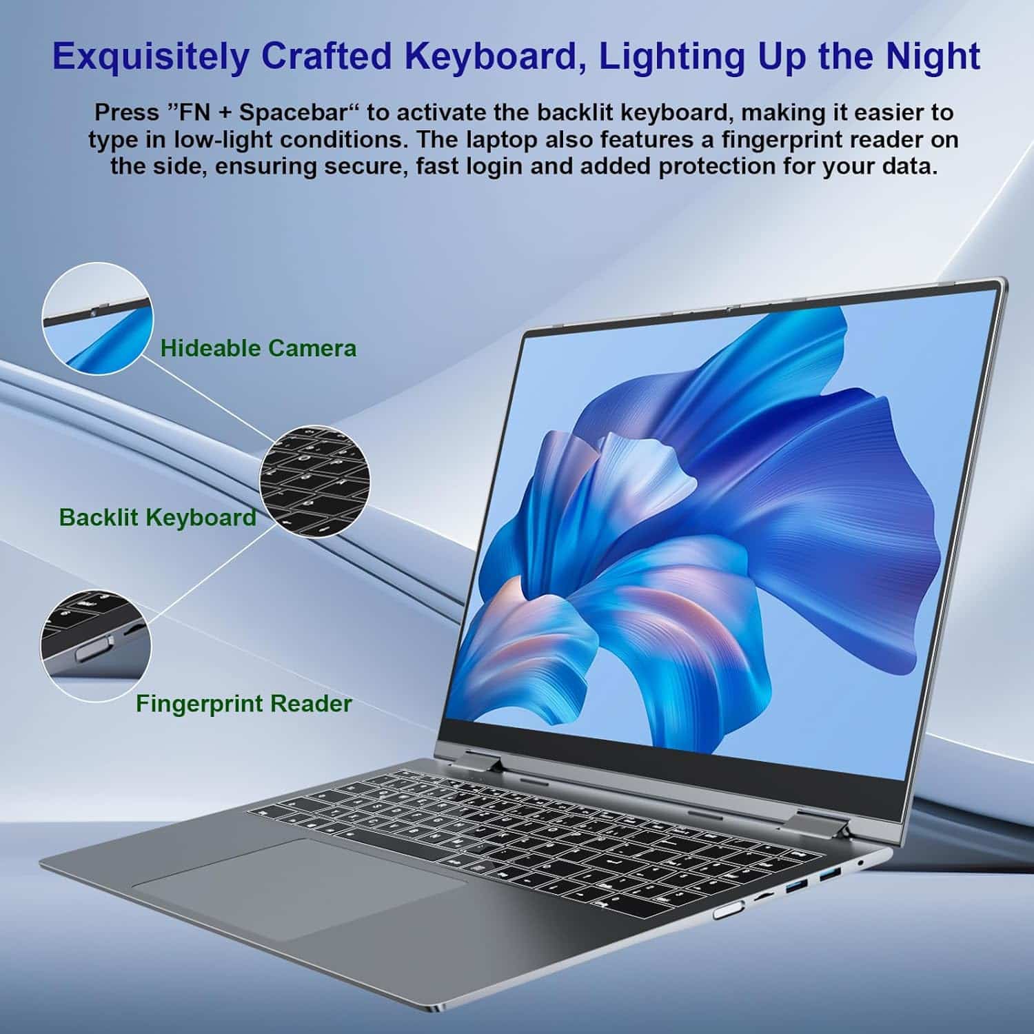 2024 Laptop,17.3-Inch FHD Display Laptop Computer with Quad Core-12th Alder Lake N97(Up to 3.6GHz) - Image 10