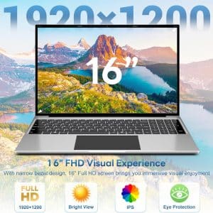 Jumper Laptop Computer 16 Inch, Office 365, Laptops with 16GB RAM, 1152GB Storage
